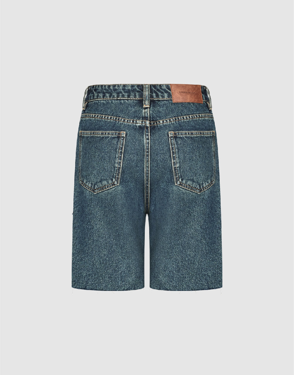 Raw Hem Denim Shorts