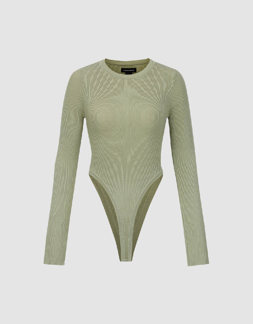 Crew Neck Knitted Bodysuit