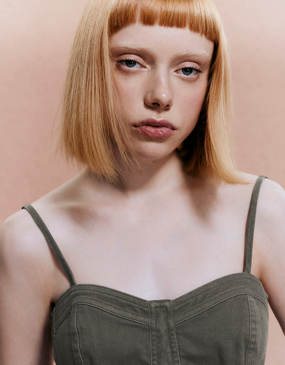 Lace Up V-Neck Cami Top