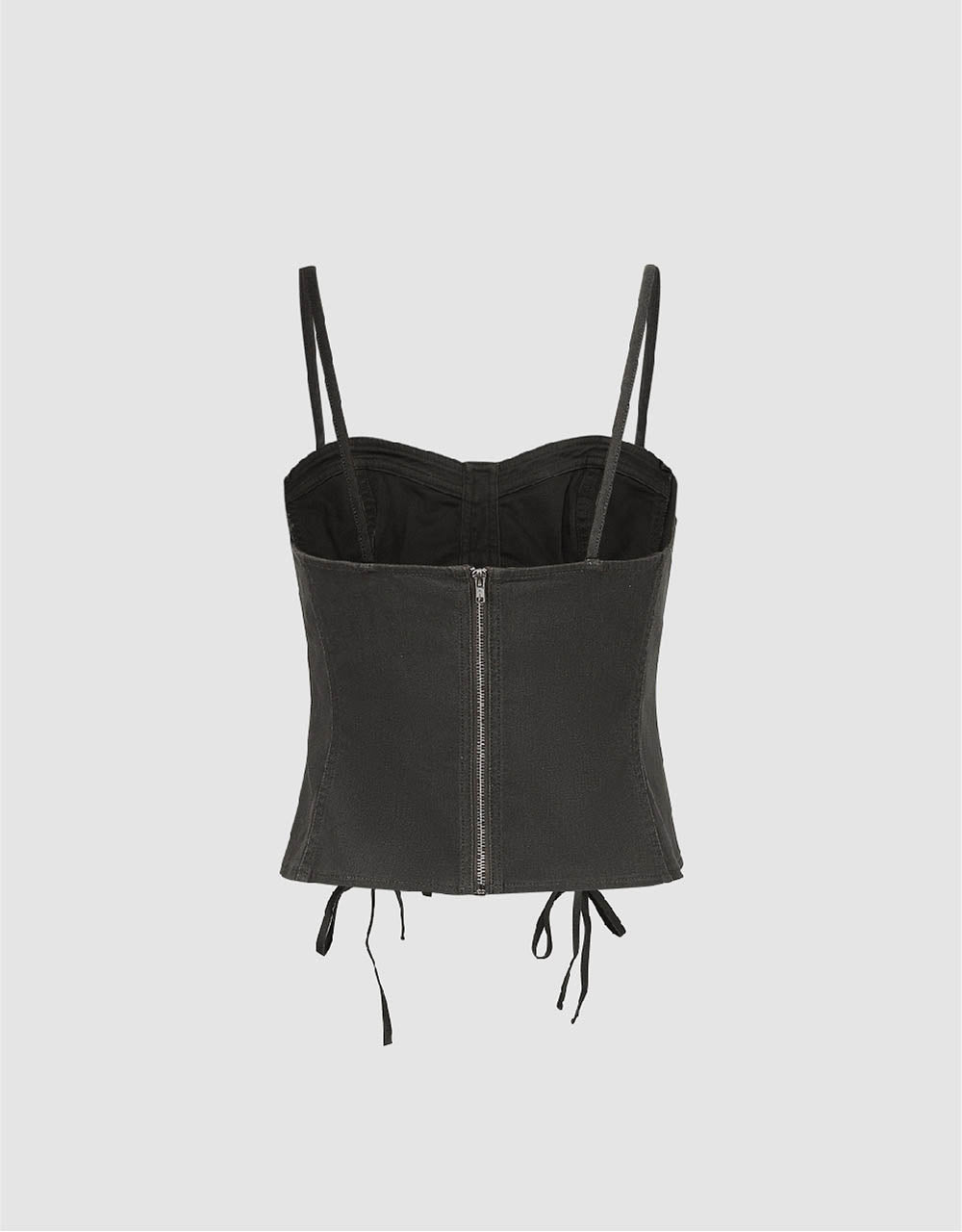 Lace Up V-Neck Cami Top