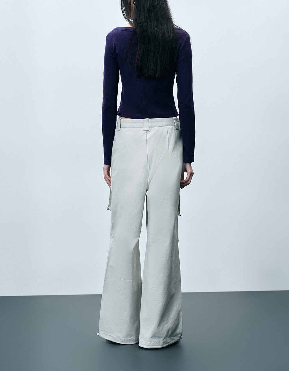 Letter Print T-Shirt With Press Buttons