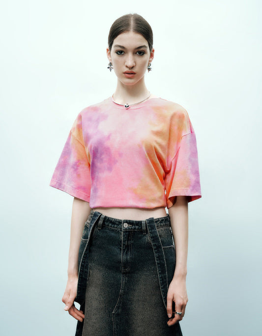 Tie Dye Crew Neck T-Shirt