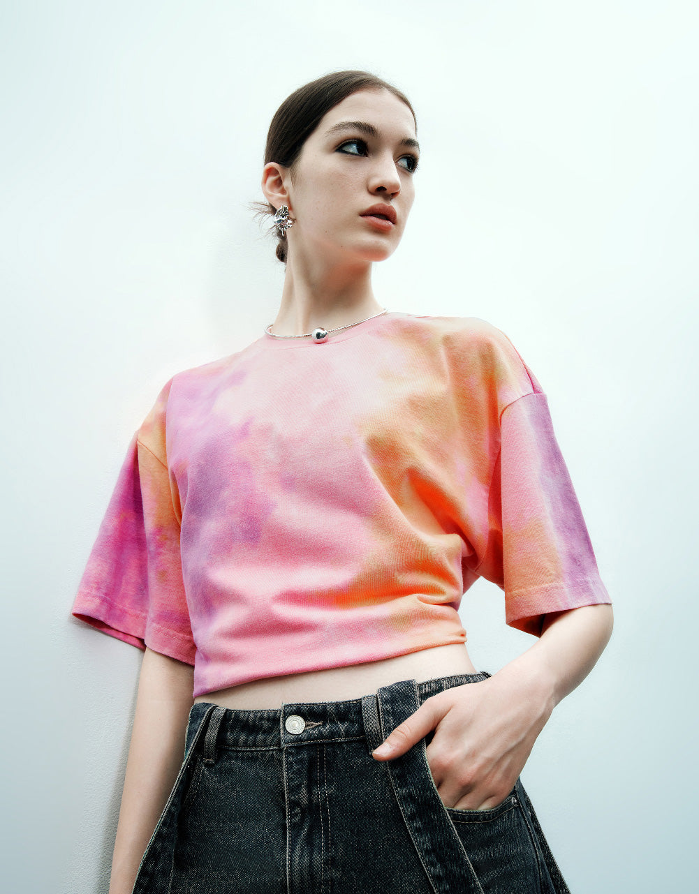 Tie Dye Crew Neck T-Shirt