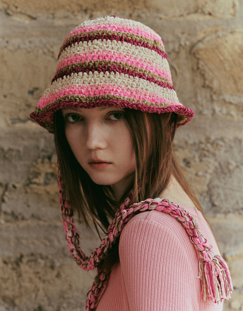 Letter Printed Crew Neck Skinny T-Shirt