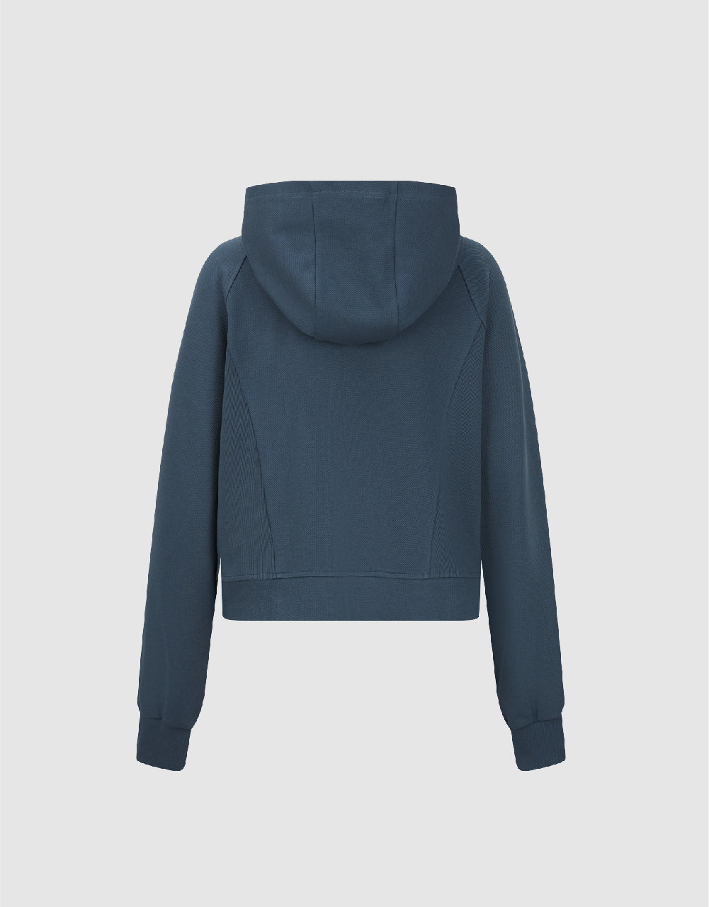 Zip Half Placket Hooded Loose T-Shirt