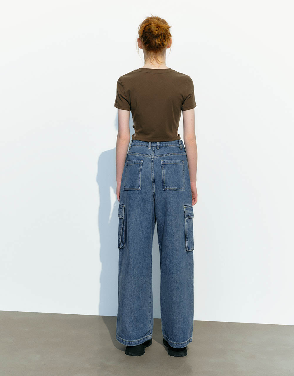 Letter Printed Crew Neck Skinny T-Shirt