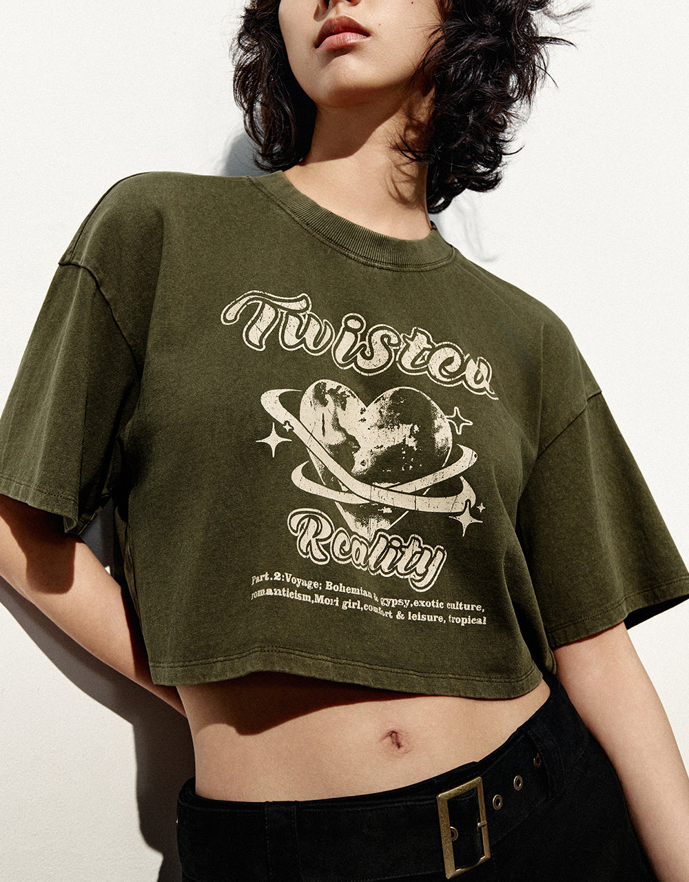 Printed Crew Neck T-Shirt