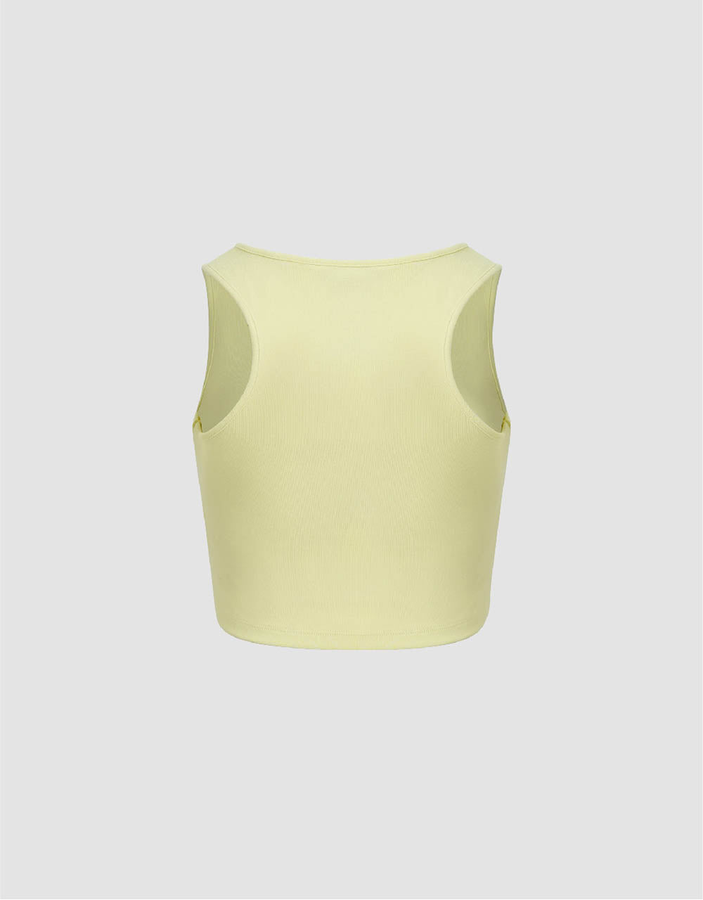 Cropped U Neck Tank Top