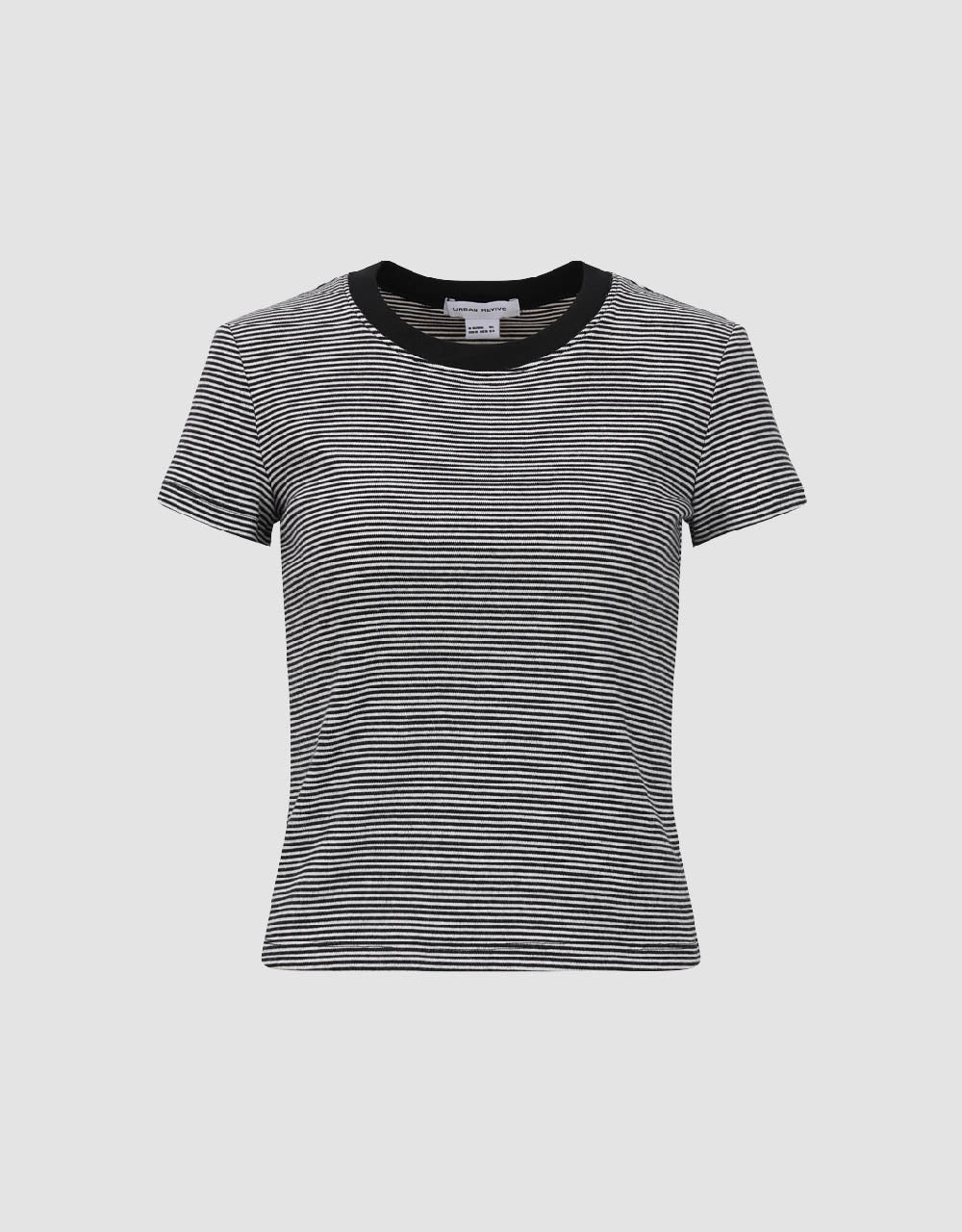 Crew Neck Skinny T-Shirt