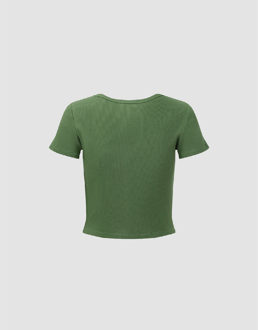 Notch Neck Skinny T-Shirt