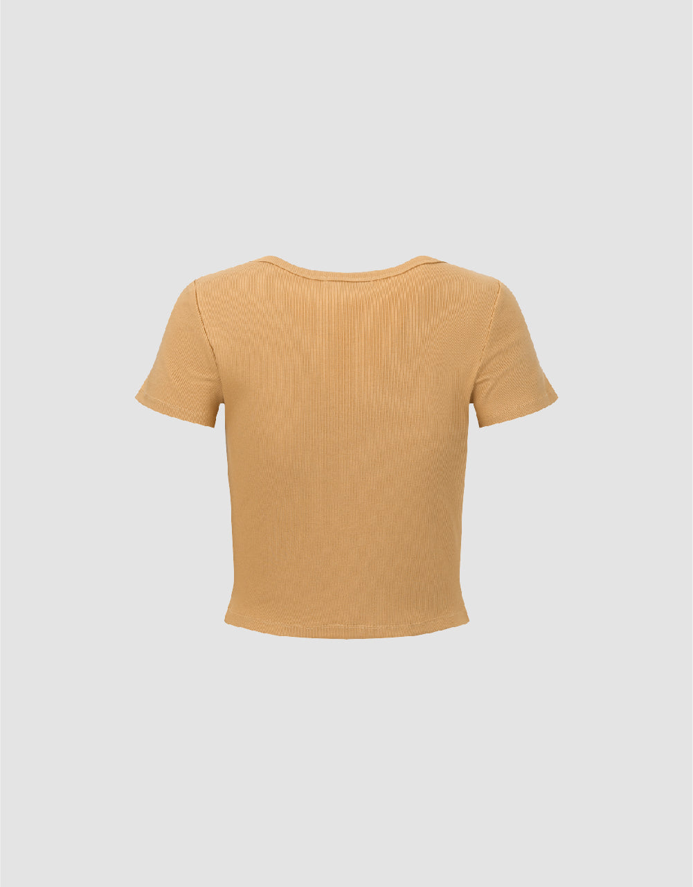 Notch Neck Skinny T-Shirt