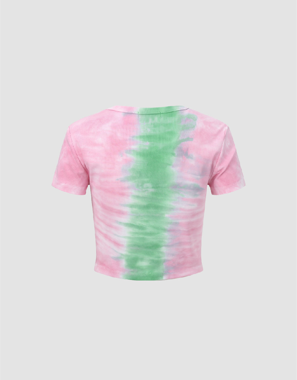 Gradient U Neck Skinny T-Shirt