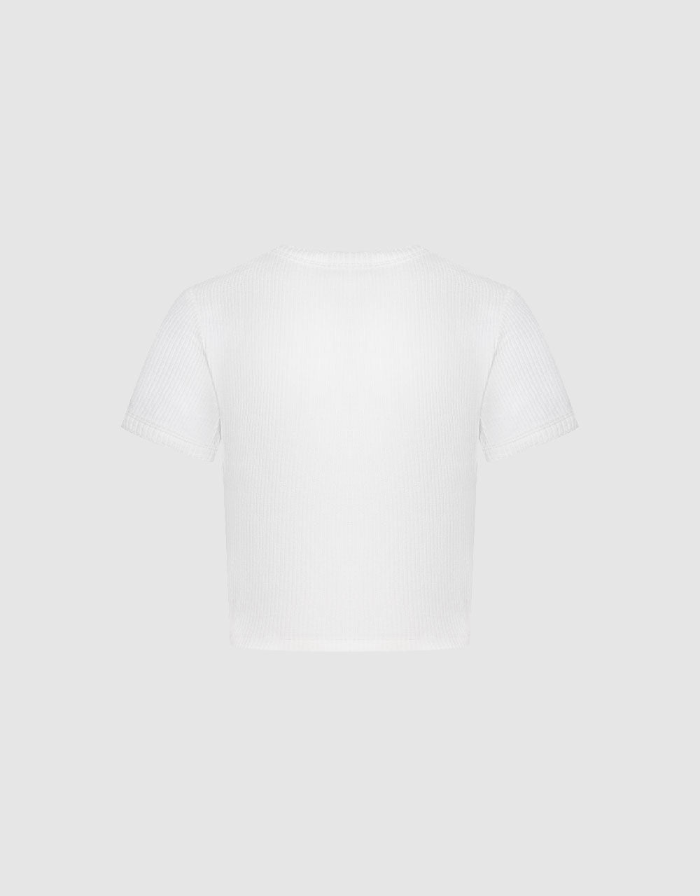 Crew Neck Skinny T-Shirt