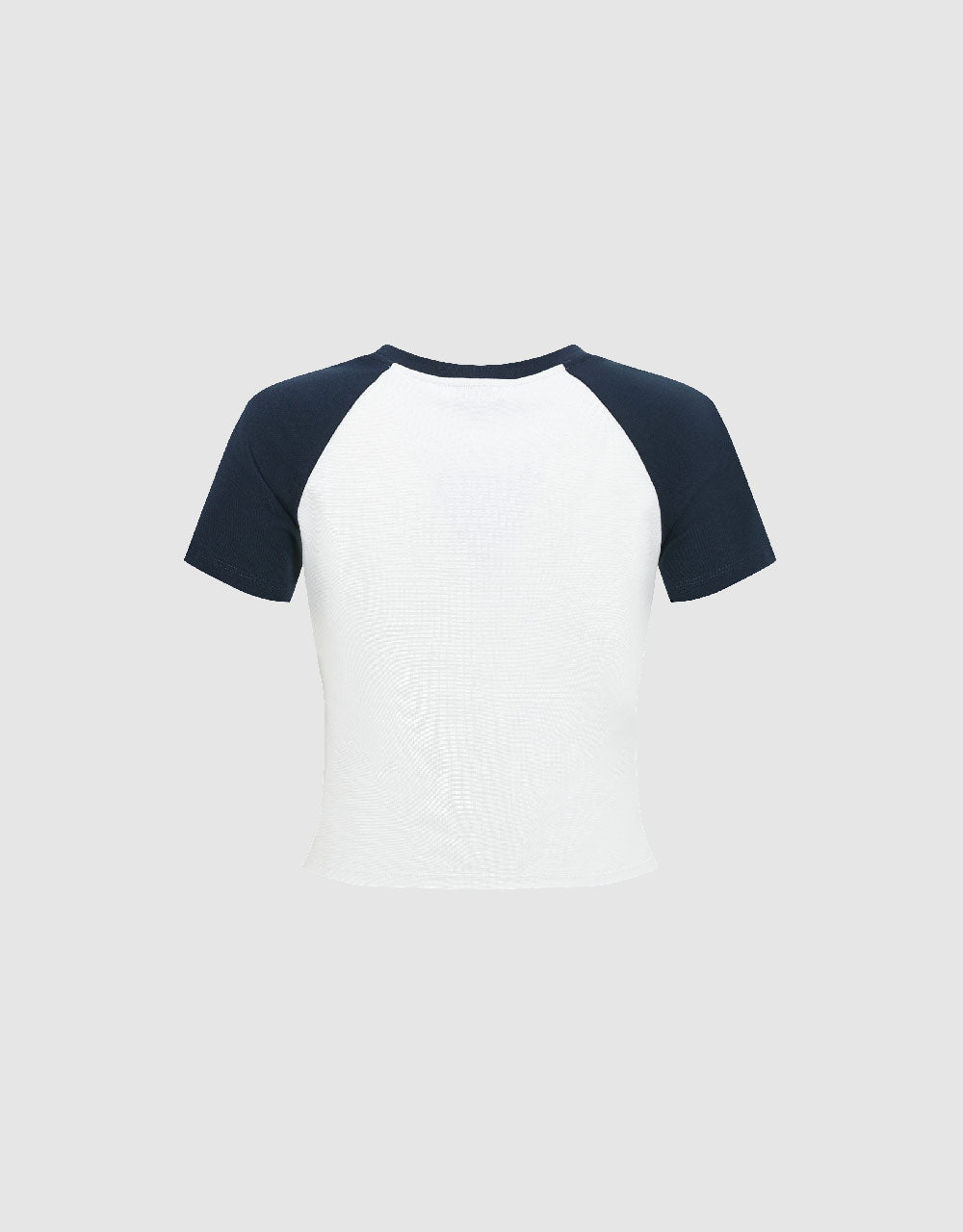 Raglan Sleeve Crew Neck Skinny T-Shirts