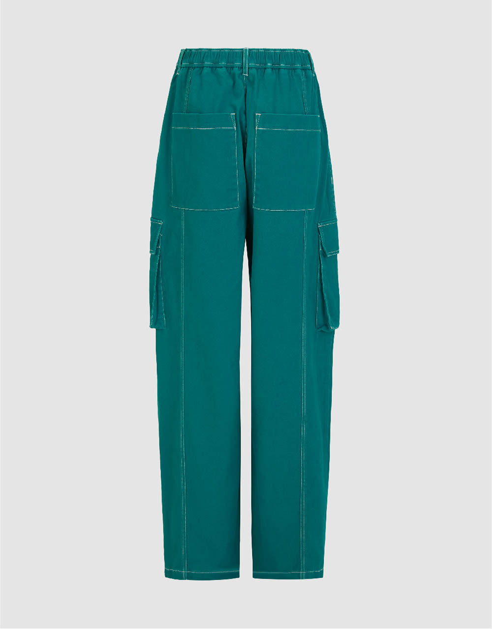 Multi-Pocket Wide-Leg Pants