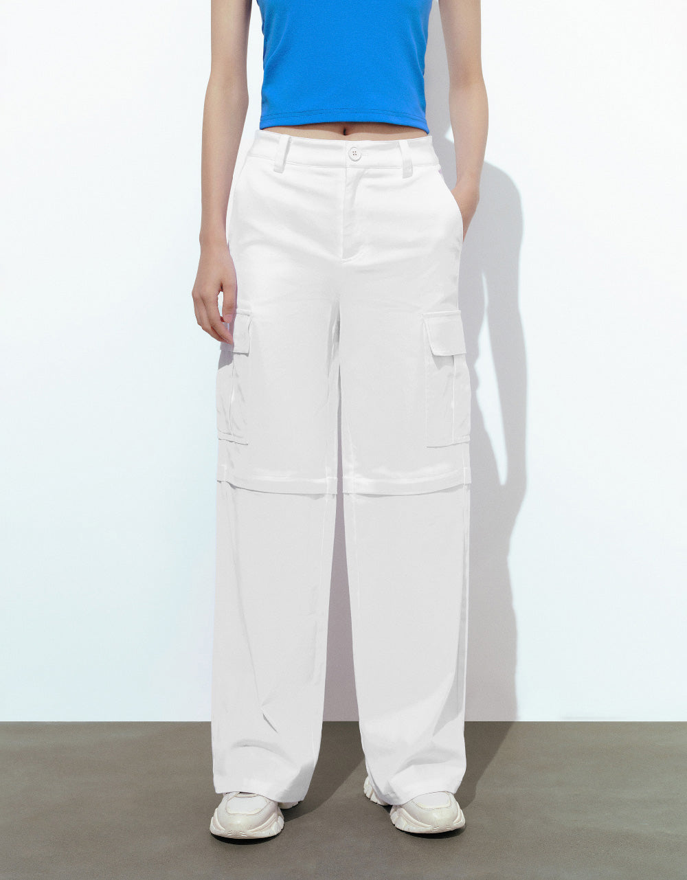 Woven Wide-Leg Pants