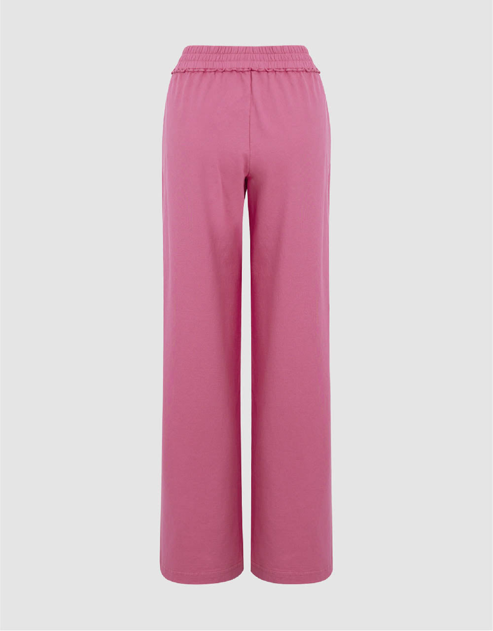 Elastic Waist Knitted Straight Pants