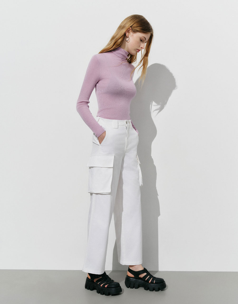 Multi-Pocket Straight Pants