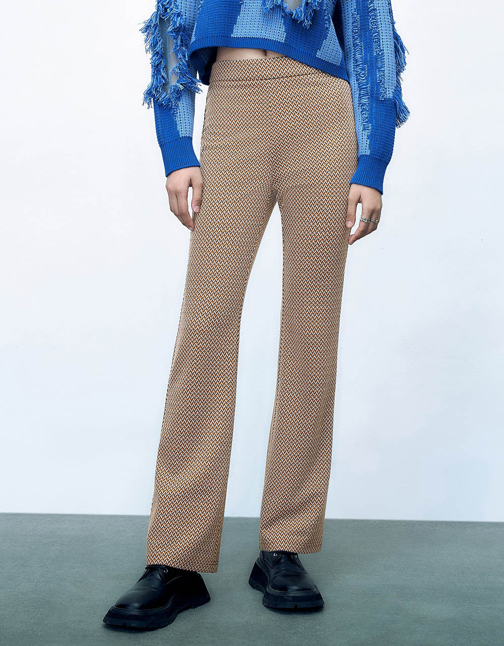 Knitted Flare Pants