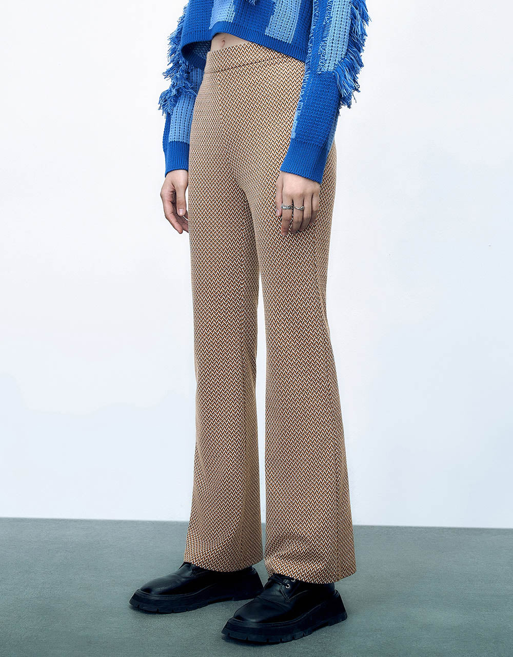 Knitted Flare Pants