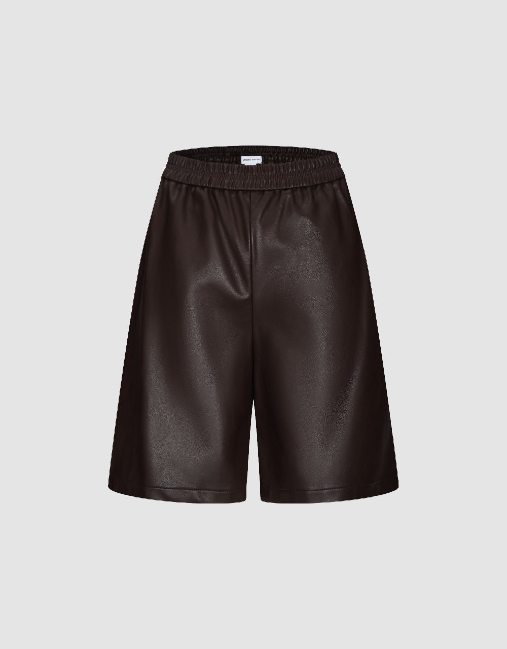 Vegan Leather Loose Shorts