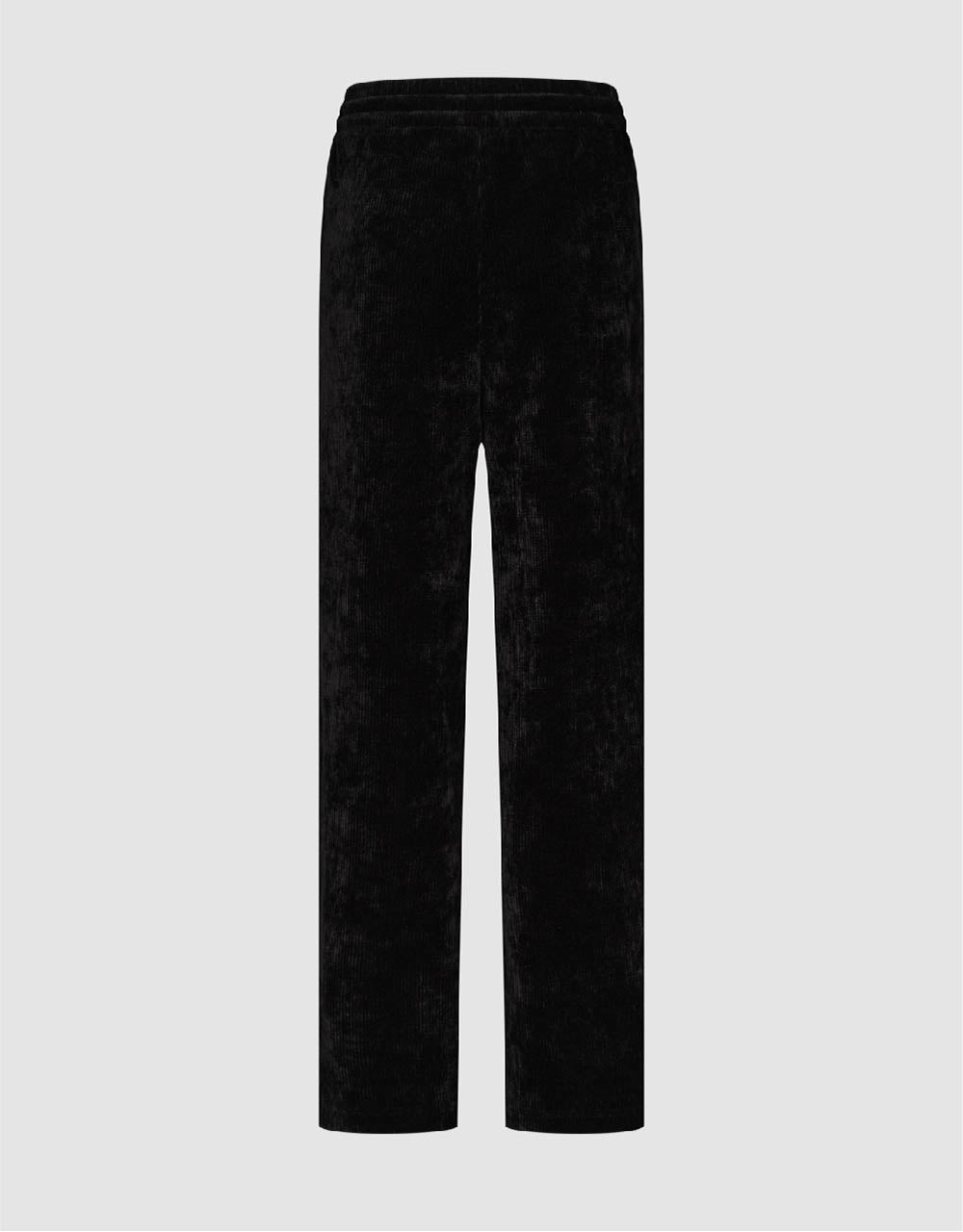 Drawstring Waist Knitted Straight Pants