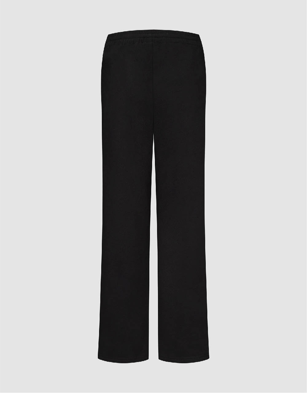 Drawsting Waist Knitted Wide-Leg Pants