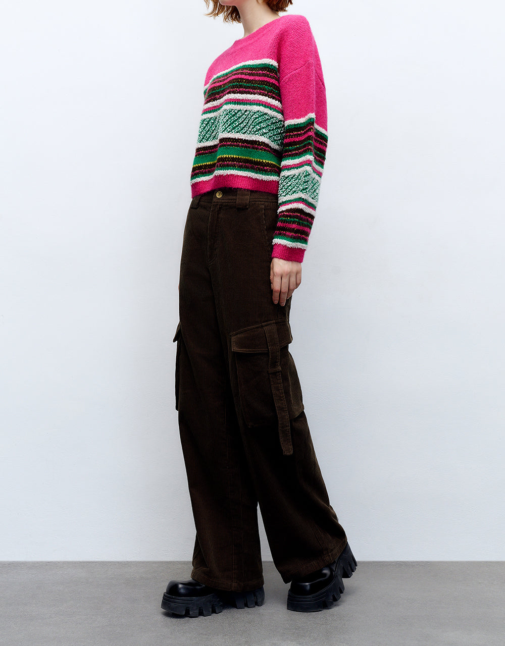 Wide-Leg Pants With Pockets