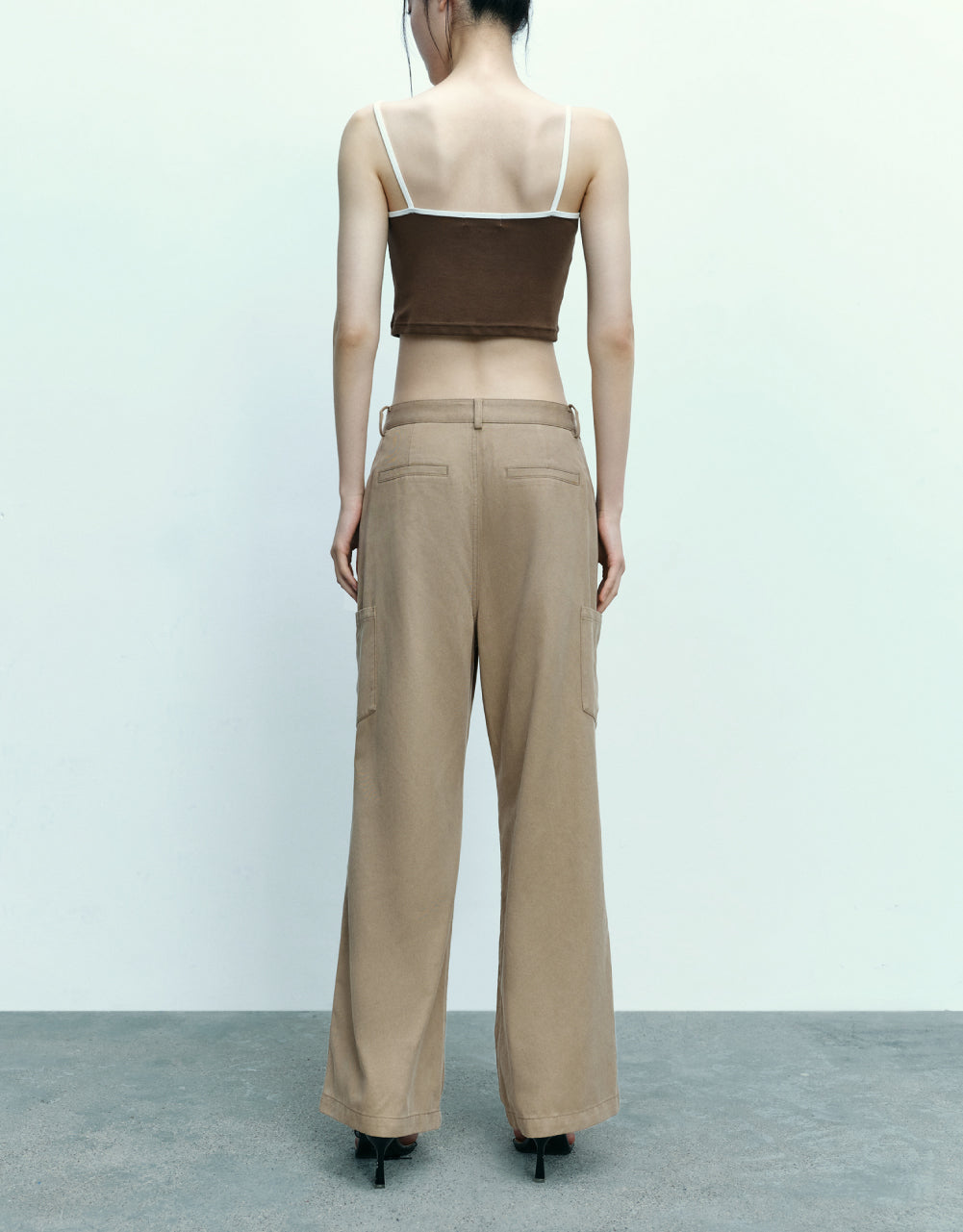 Multi-Pocket Wide-Leg Pants