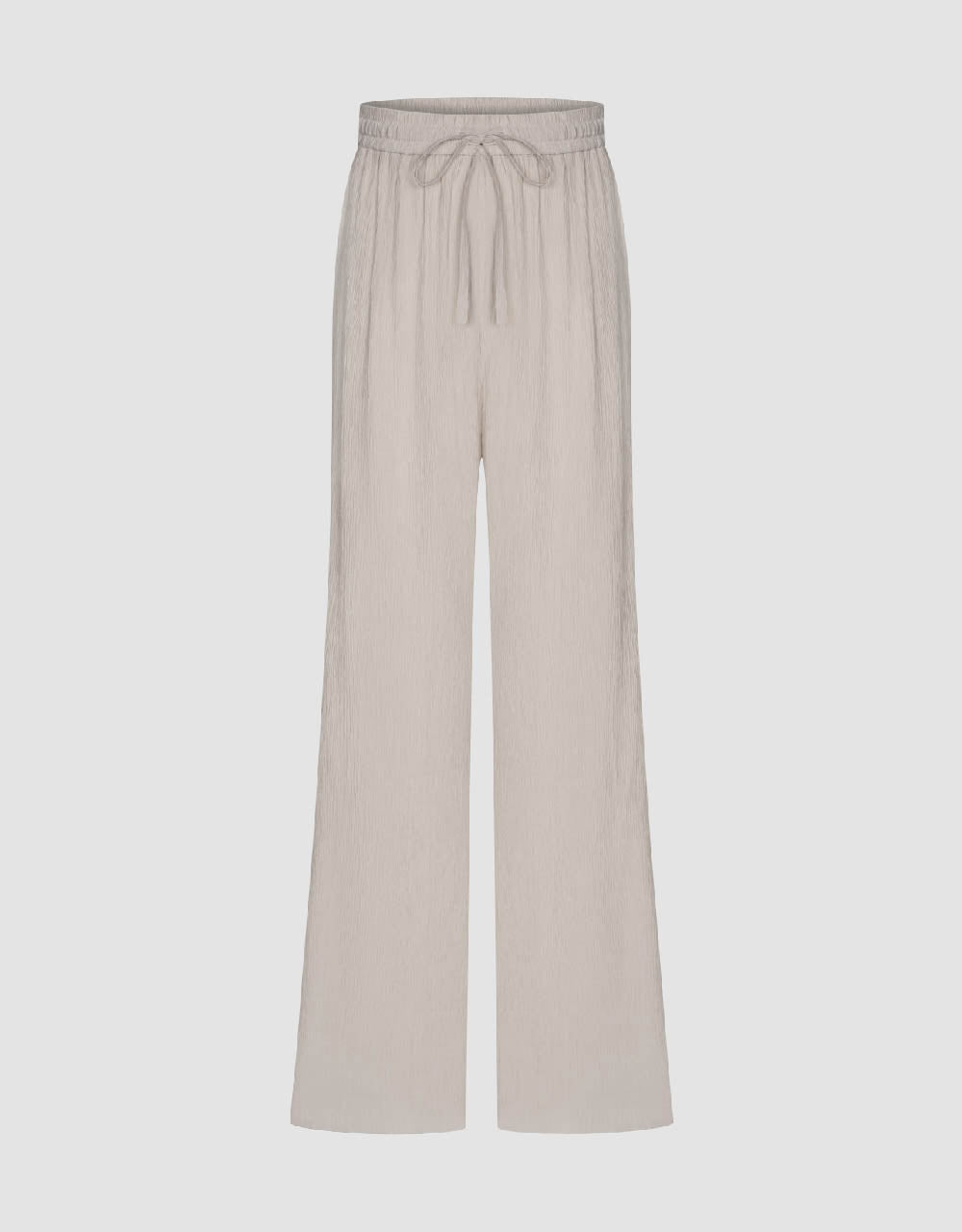 Drawstring Waist Straight Pants