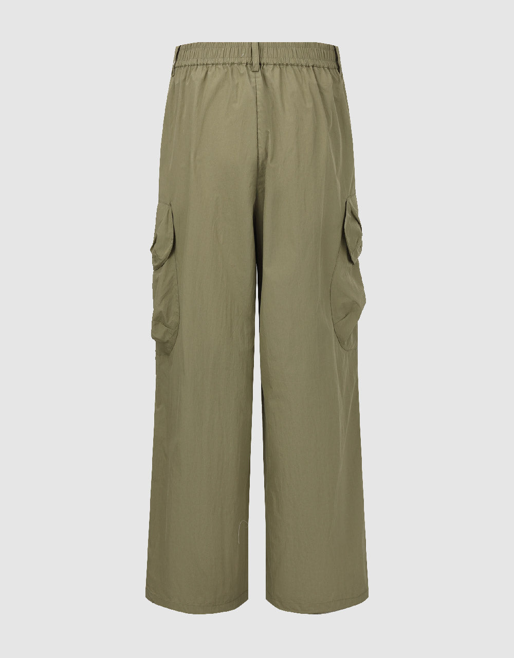 Multi-Pocket Loose Wide-Leg Pants