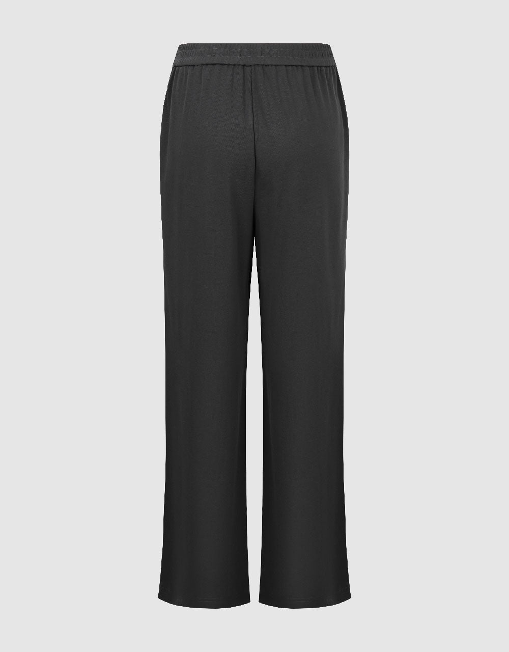 Elastic Wasit Knitted Wide-Leg Pants