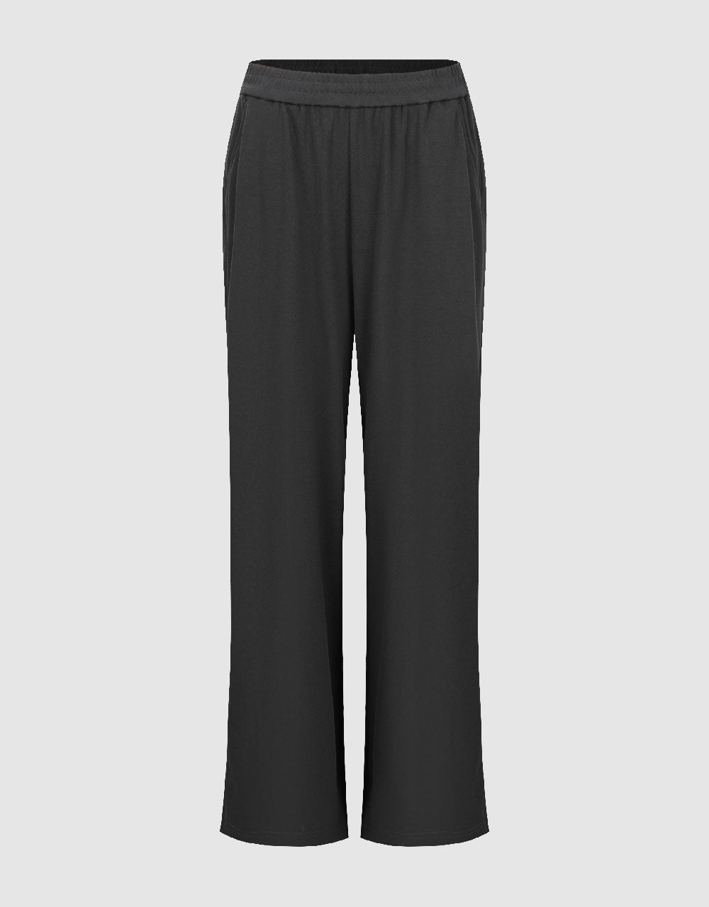 Elastic Wasit Knitted Wide-Leg Pants