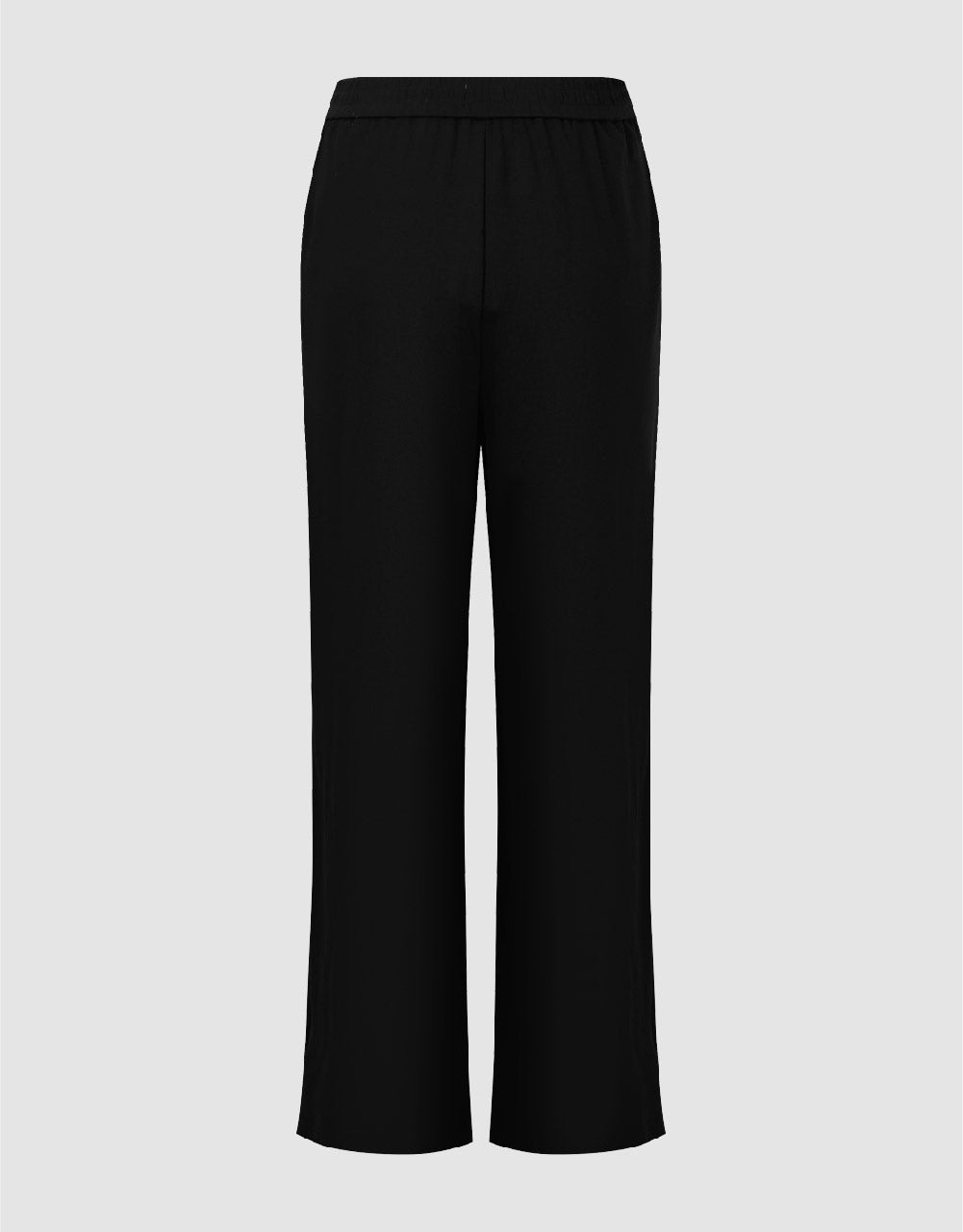 Elastic Wasit Knitted Wide-Leg Pants