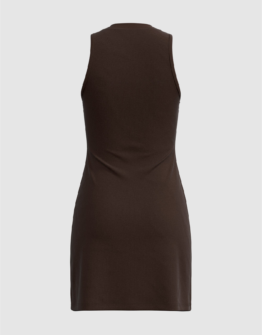 Sleeveless Crew Neck Skinny Dress