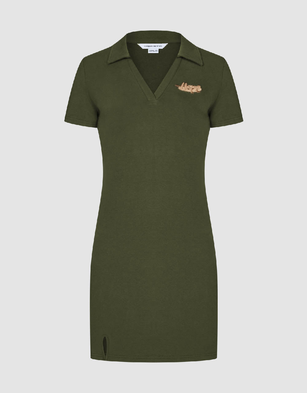 Lapel Knitted A-Line Dress