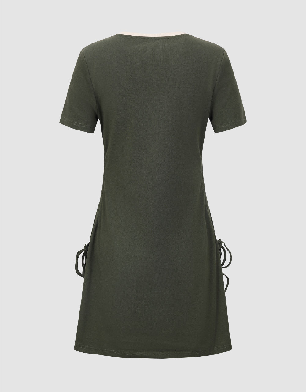 V-Neck A-Line Dress