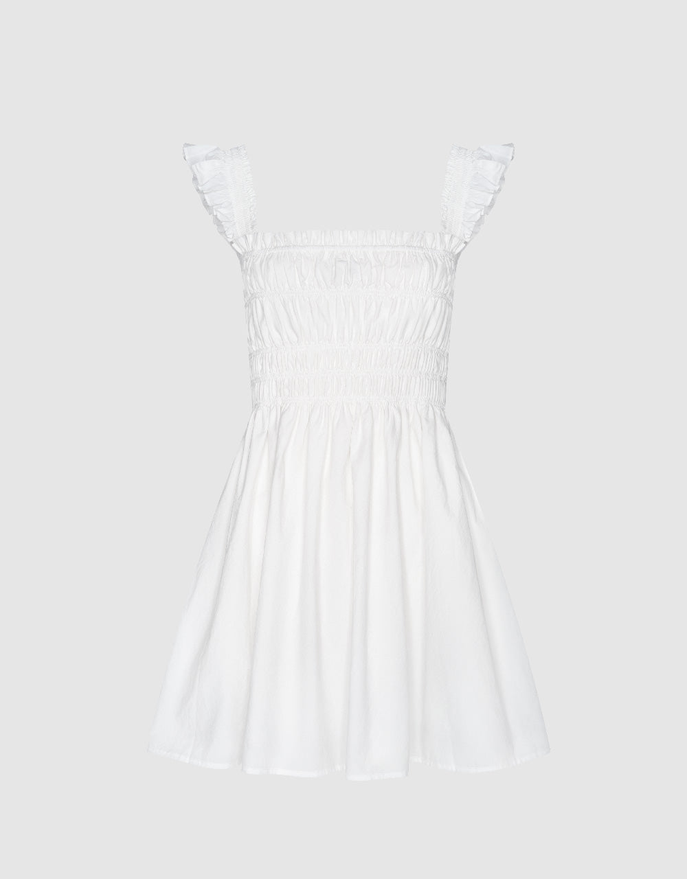 Sleeveless Square-cut Collar A-Line Dress