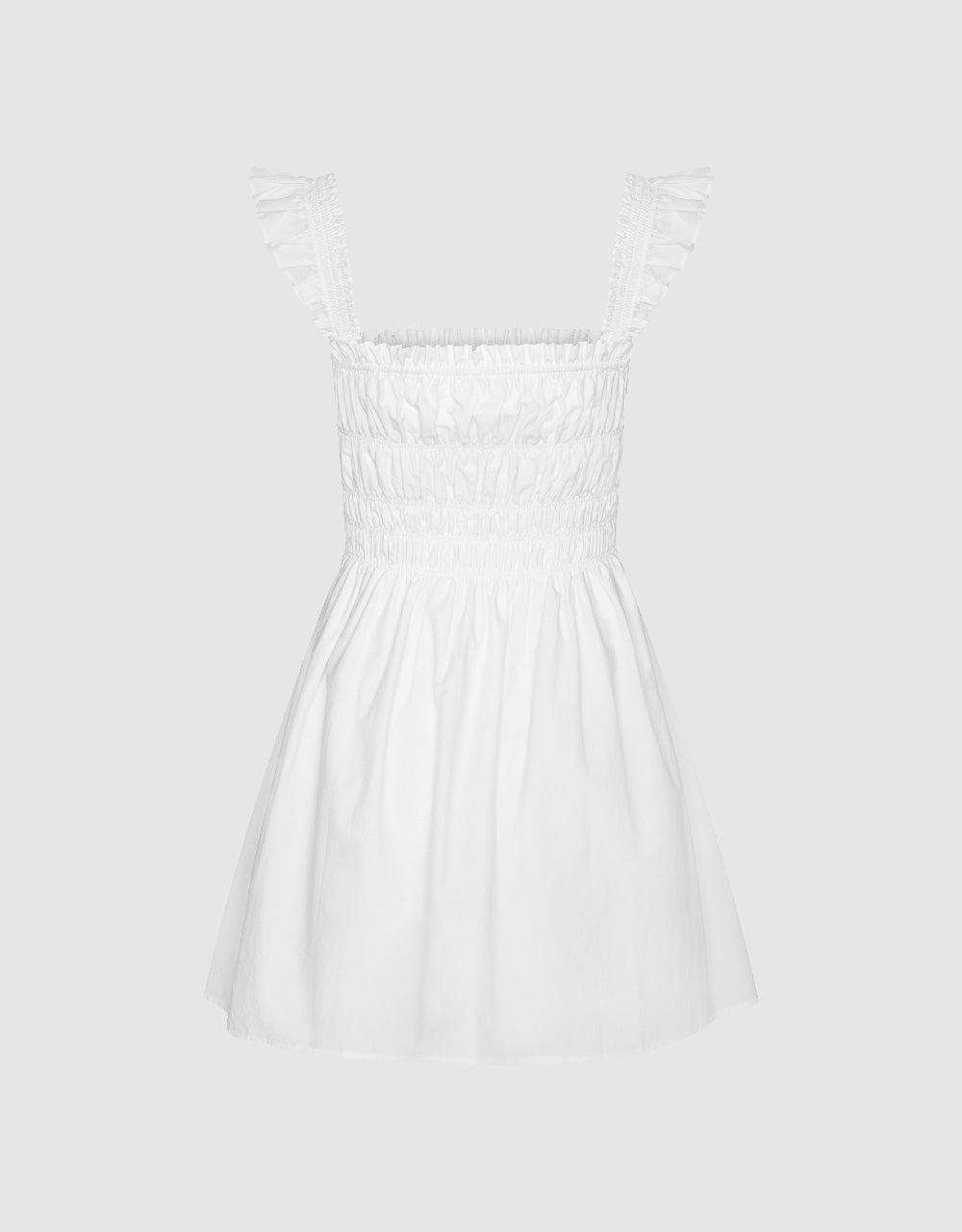 Sleeveless Square-cut Collar A-Line Dress