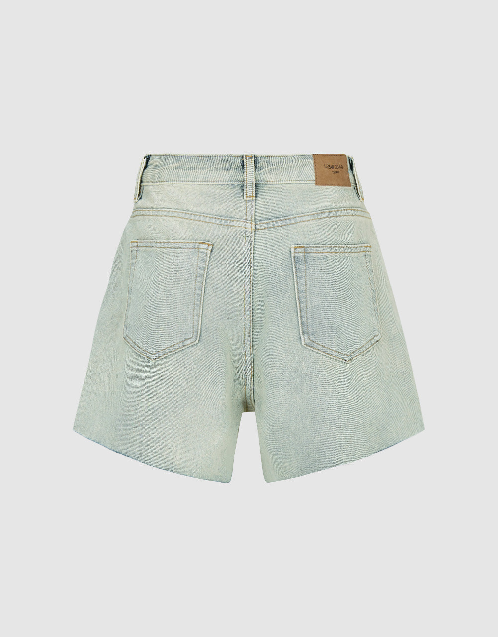 Raw Hem Denim Shorts