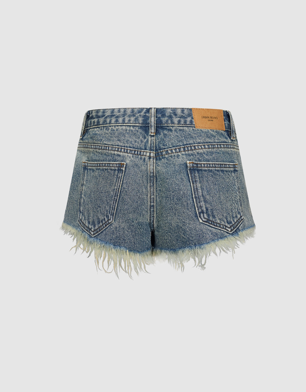 Raw Hem Denim Shorts