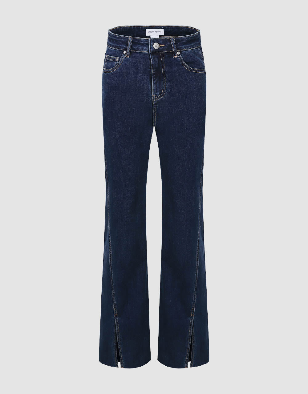 Split Hem Flare Jeans