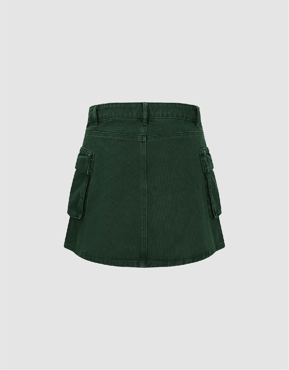 Mini A-Line Denim Skirt