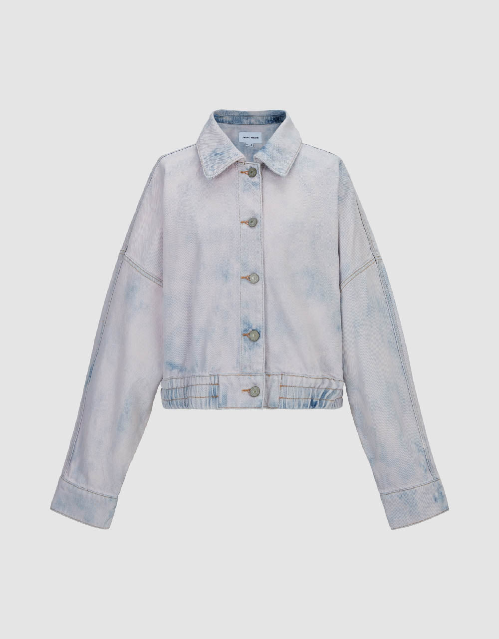 Drop Shoulder Sleeve Denim Jacket