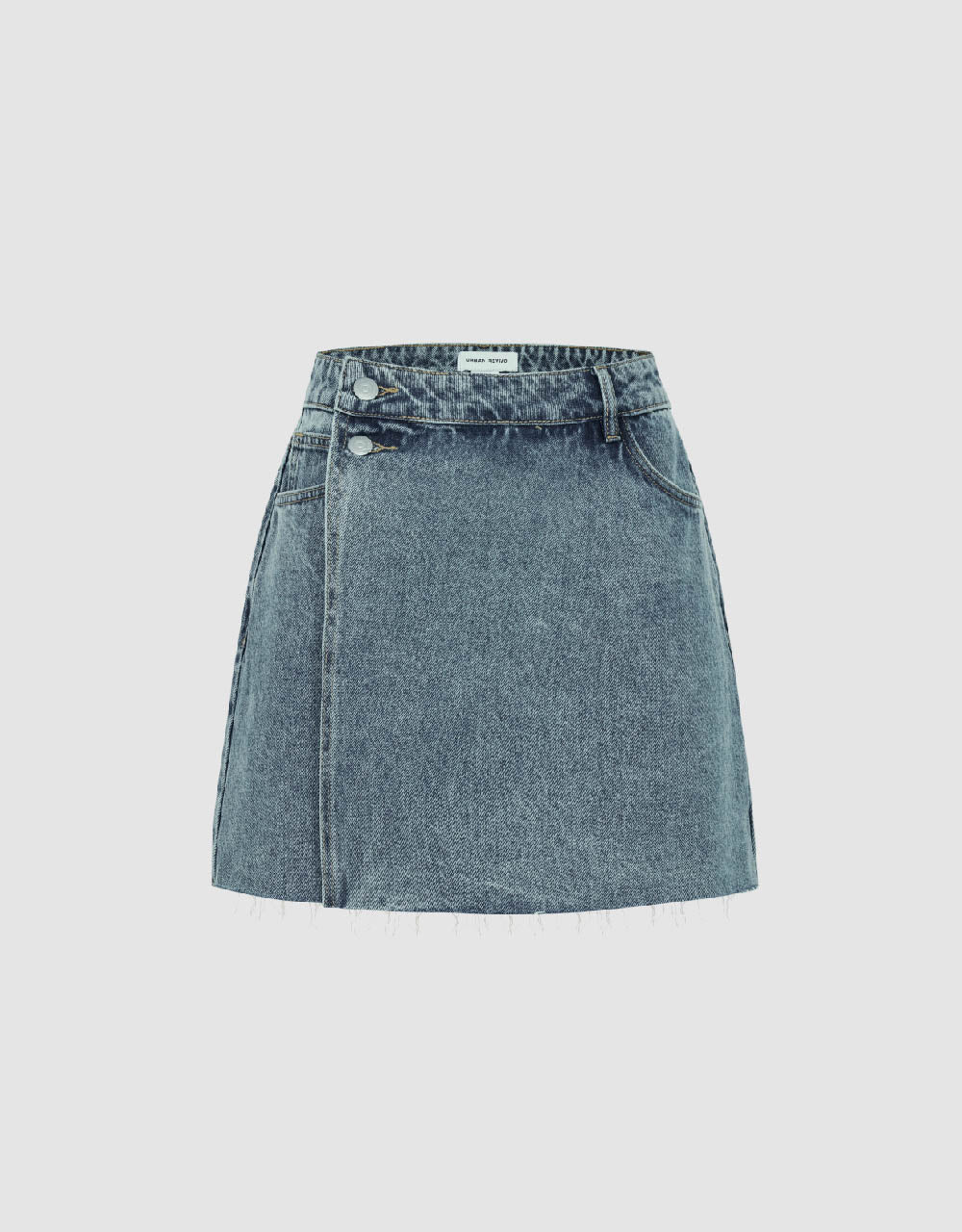 Mini A-Line Denim Skirt