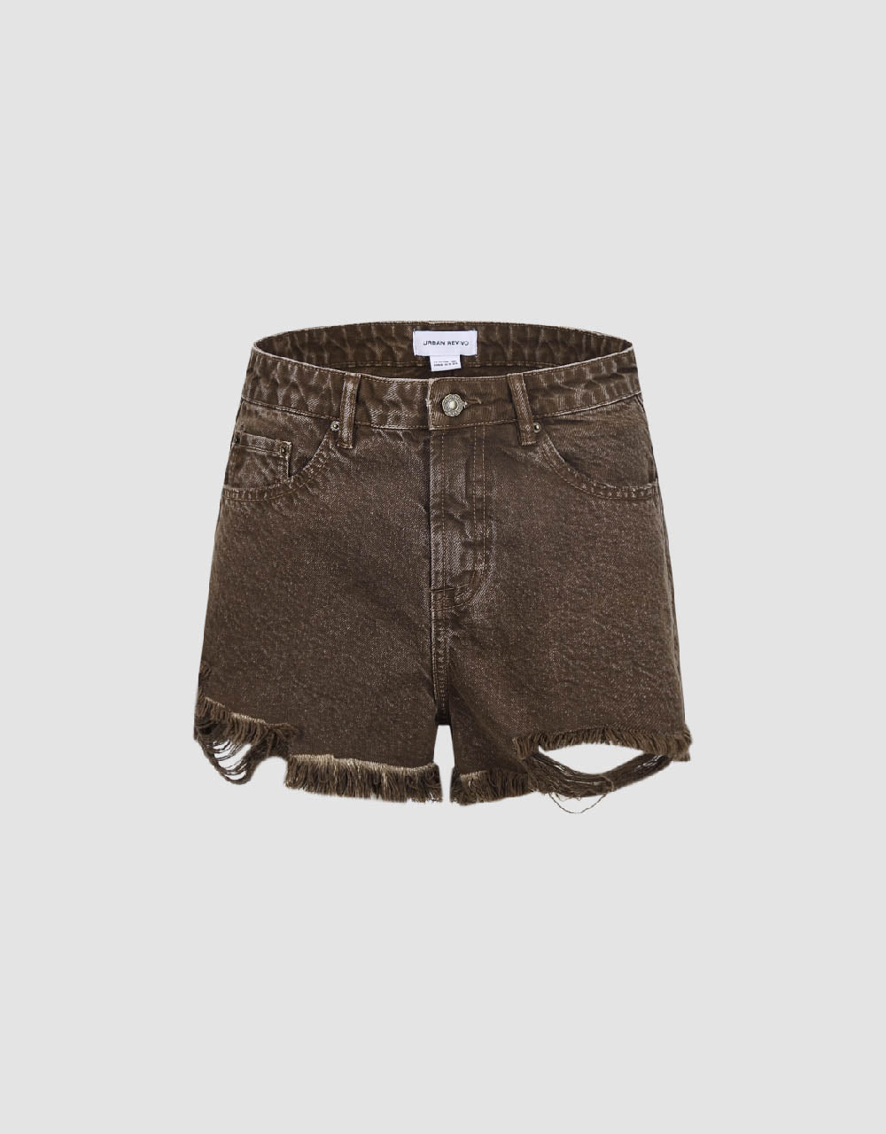 Raw Hem Denim Shorts