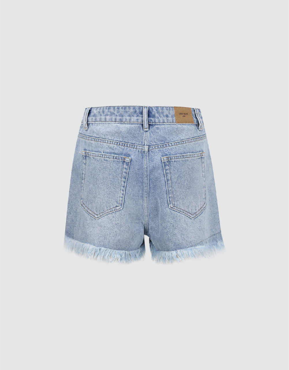 Raw Hem Denim Shorts