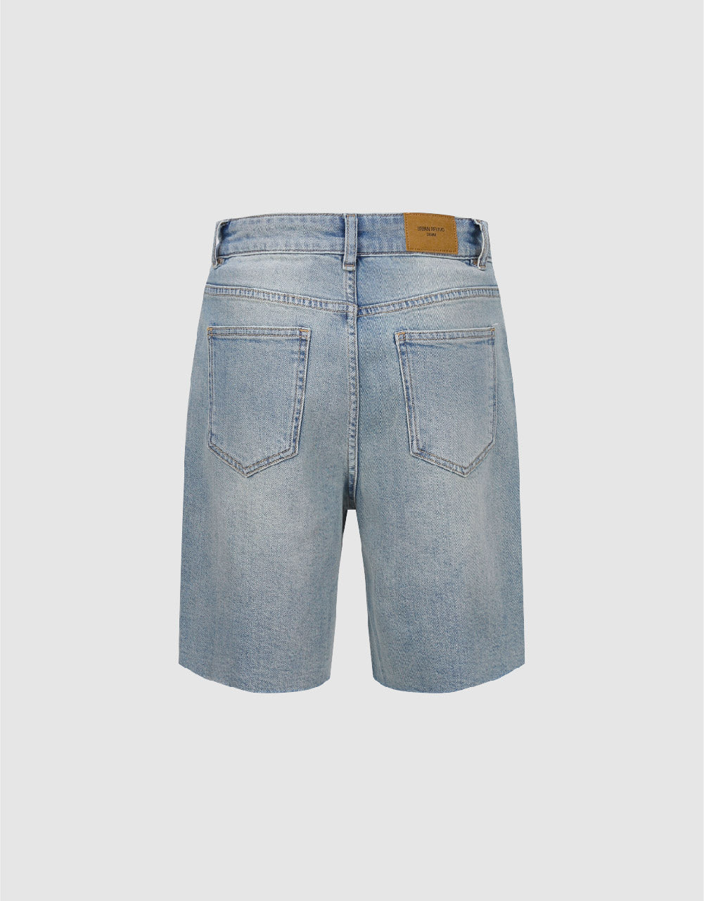 Raw Hem Denim Shorts