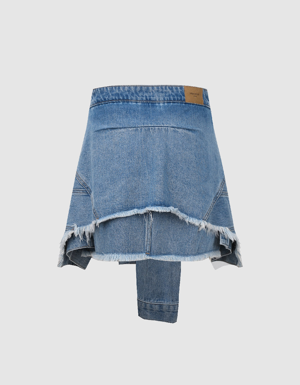 2 In 1 Mini A-Line Denim Skirt