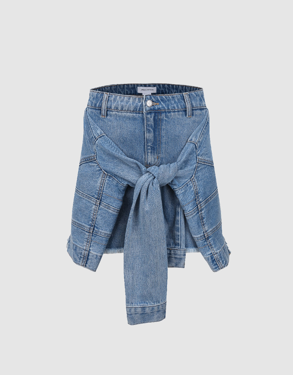 2 In 1 Mini A-Line Denim Skirt